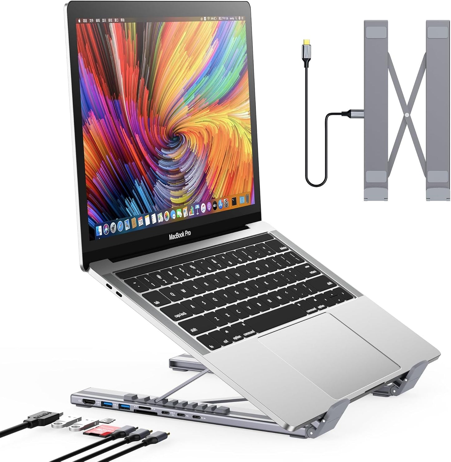 Adjustable Aluminum Laptop Computer Stand Tablet Stand