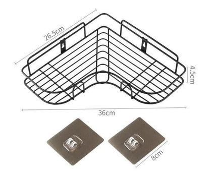 Cornerix™️Self Adhesive Metal Corner Storage Rack