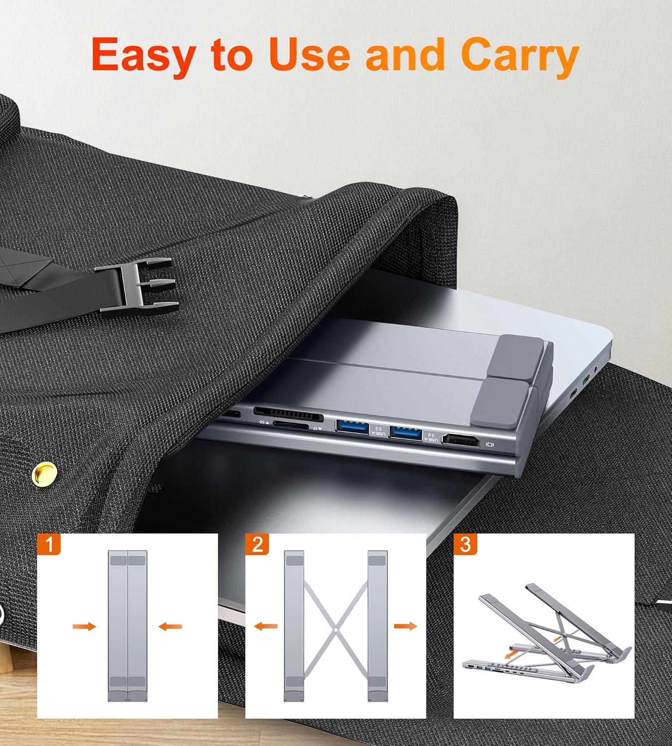 Adjustable Aluminum Laptop Computer Stand Tablet Stand